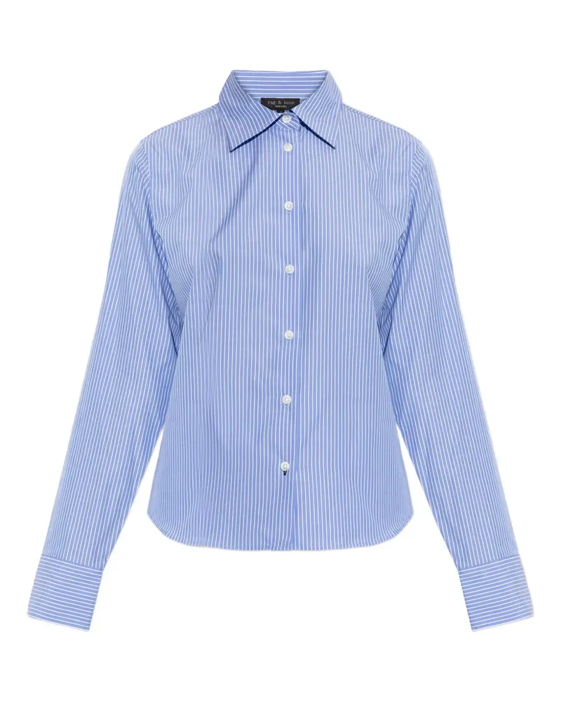 Rag & Bone striped buttoned shirt - Blau Blau
