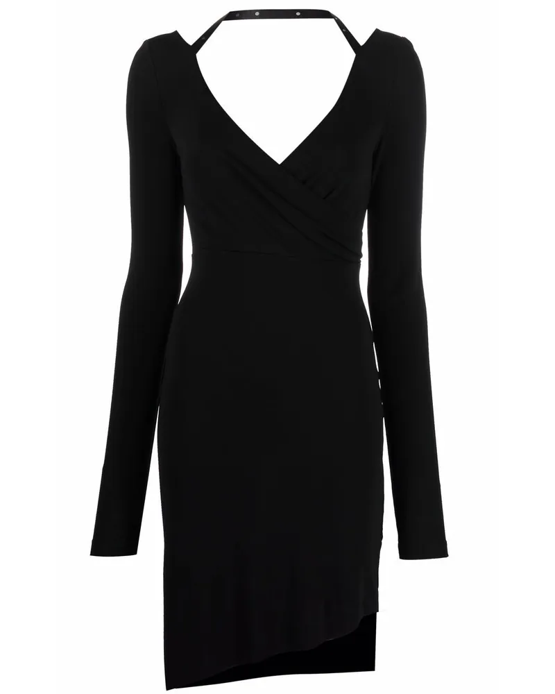 OFF-WHITE Asymmetrisches Kleid - Schwarz Schwarz