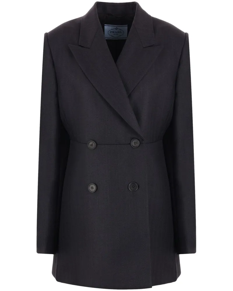 Prada Doppelreihiges Sakko - Blau Blau