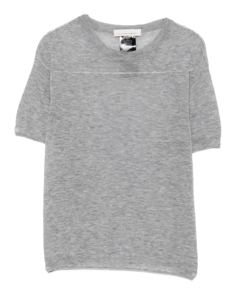 Liviana Conti short-sleeve T-shirt - Grau Grau