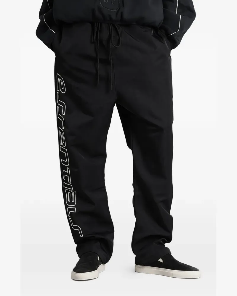 Fear of God logo-print drawstring track pants - Schwarz Schwarz