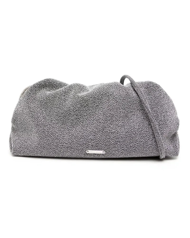 Rebecca Minkoff Clutch mit Schnürung - Silber Silber