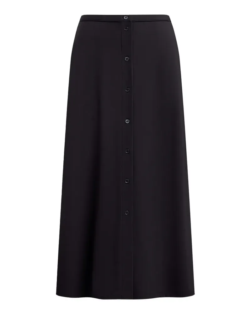 12 STOREEZ Geknöpfter Kaftan - Schwarz Schwarz