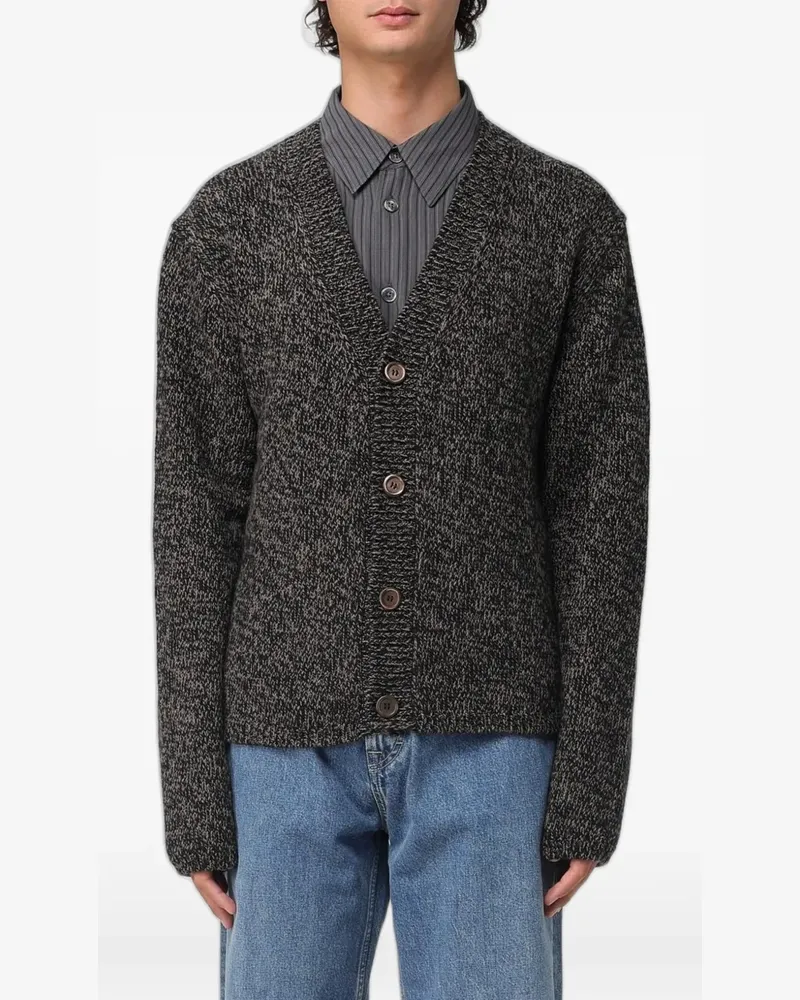Our Legacy Academy V-neck button-up cardigan - Braun Braun