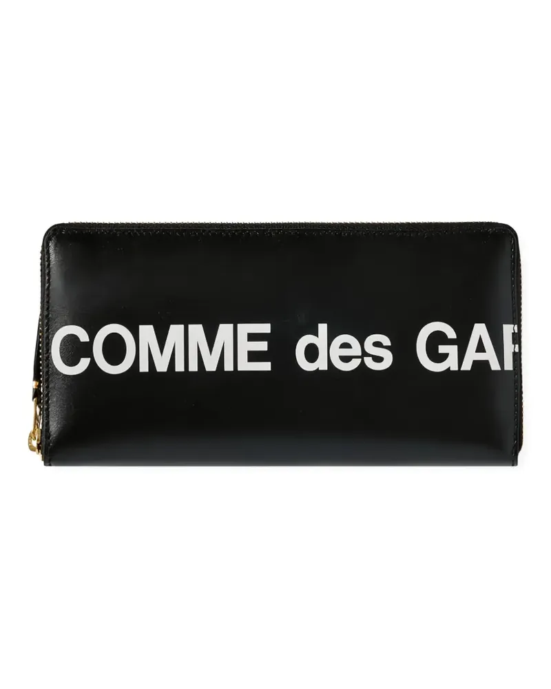 Comme des Garçons Portemonnaie mit Logo-Schild - Schwarz Schwarz