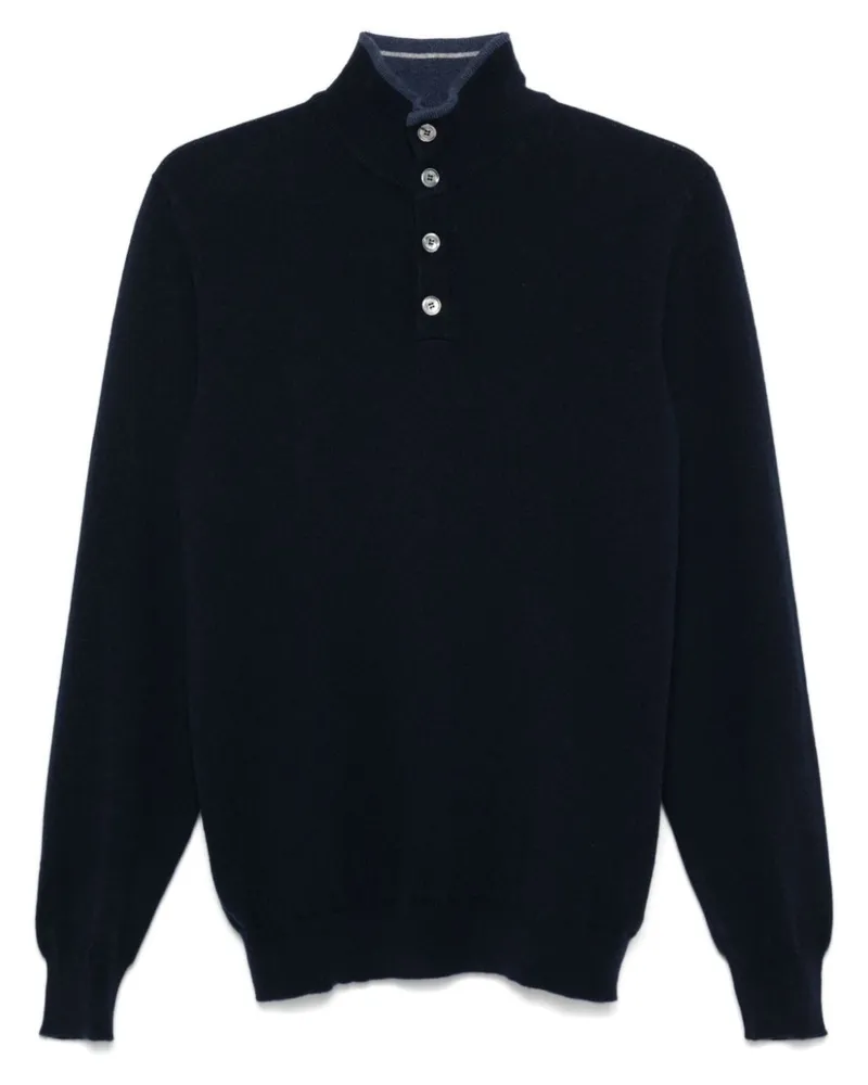 Fedeli Pullover aus Kaschmir - Blau Blau