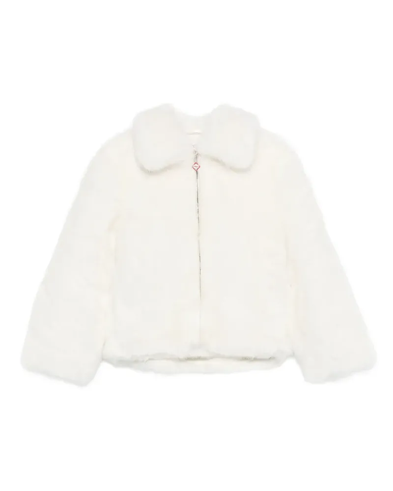 Casablanca Paris Jacke aus Faux Fur - Weiß Weiß