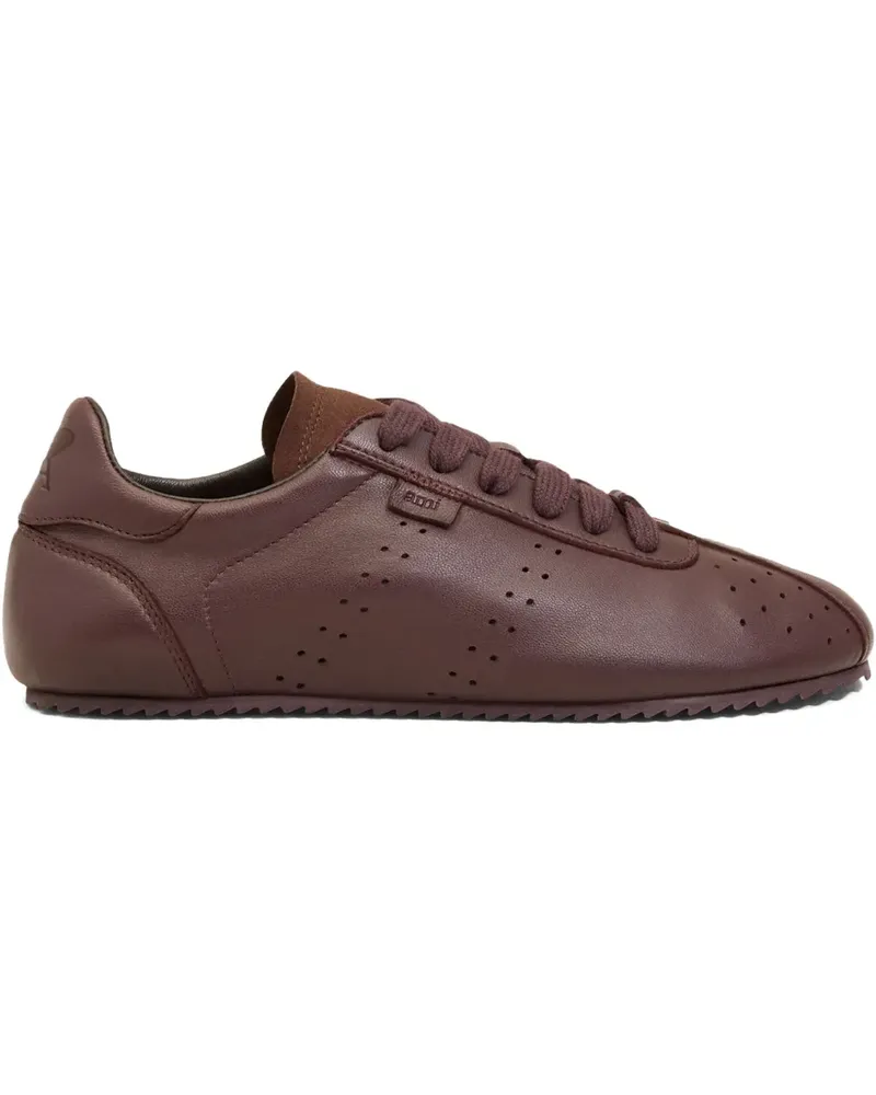 AMI Paris Perforierte Sneakers - Rot Rot