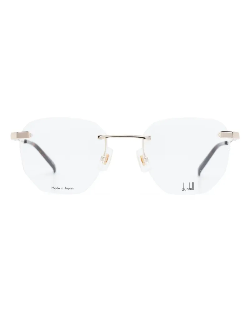 Dunhill Rahmenlose Brille mit schmalen Bügeln - Gold Gold