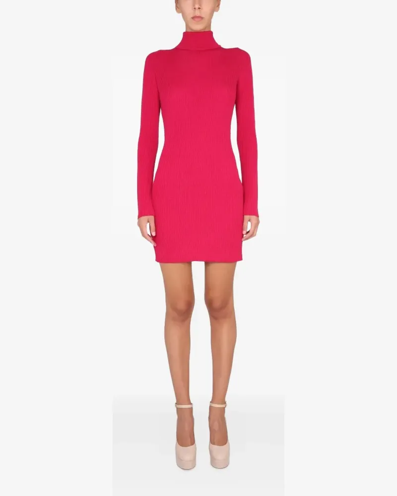 Dsquared2 turtleneck mini dress - Rosa Rosa