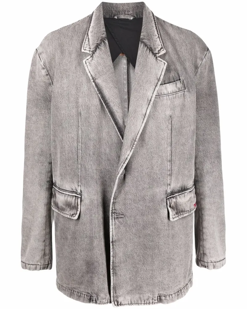Diesel Fashion Show Jeanssakko - Grau Grau