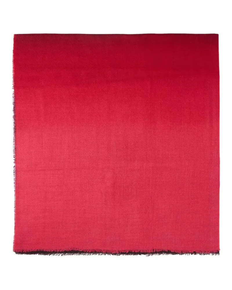 Faliero Sarti Schal mit ausgefransten Kanten - Rot Rot