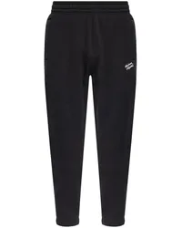 Kitsuné Jogginghose mit Logo-Print Schwarz