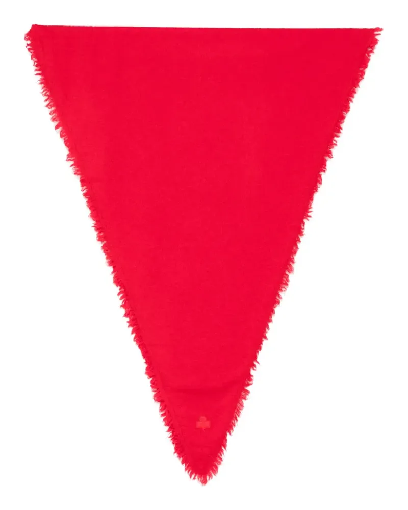 Isabel Marant Ausgefranster Penina Schal - Rot Rot