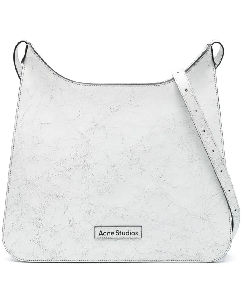 Acne Studios Mini Platt Schultertasche - Weiß Weiß