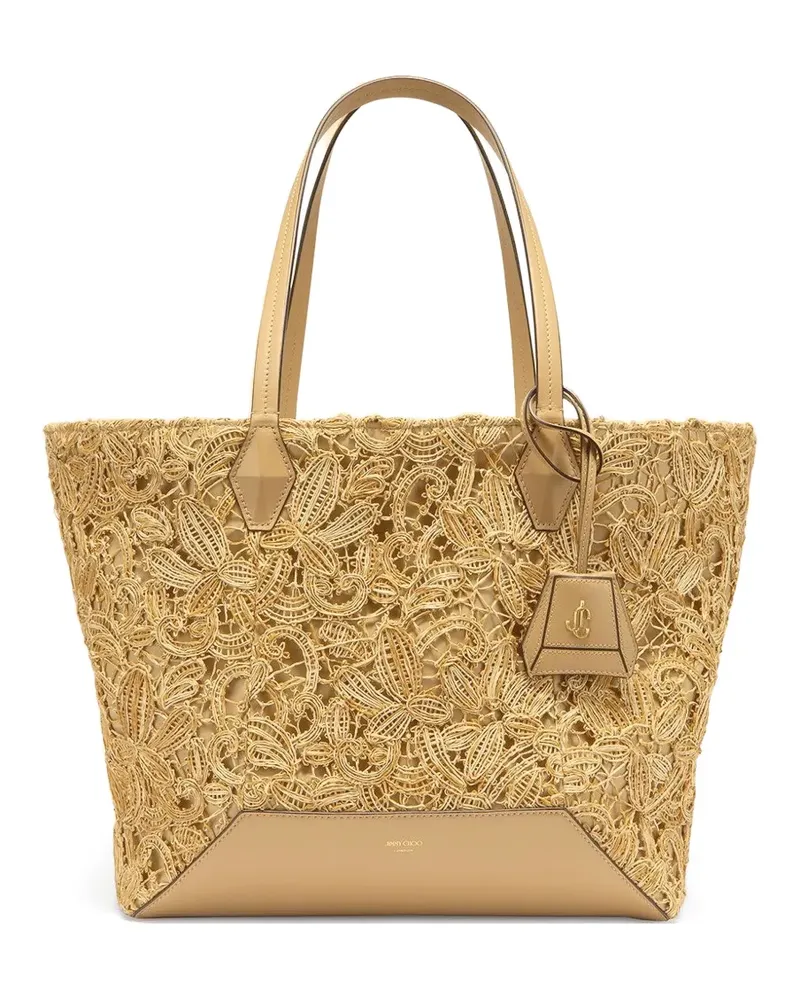 Jimmy Choo large Diamond tote bag - Nude Nude