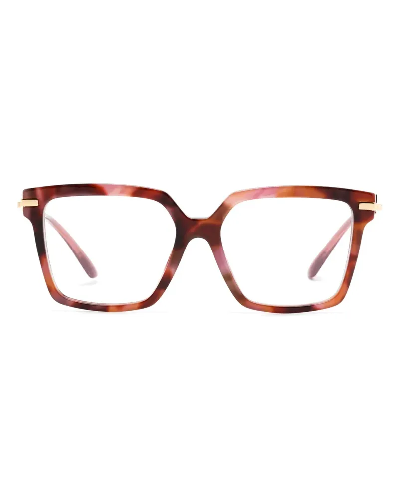 Dolce & Gabbana Brille mit eckigem Gestell - Rosa Rosa