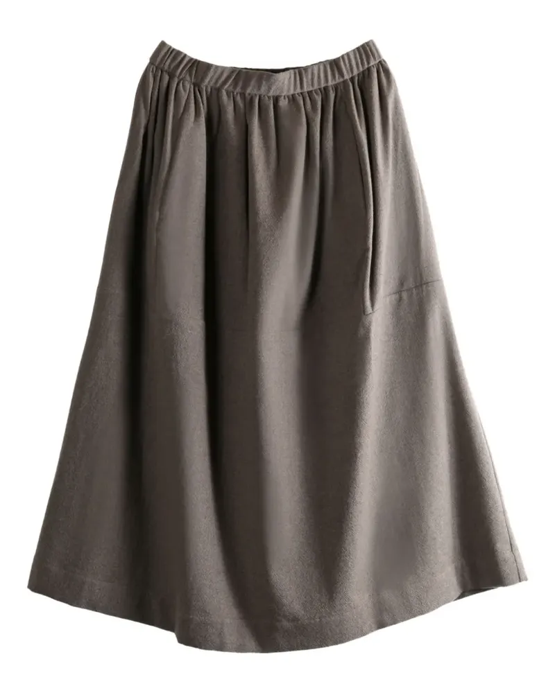 Casey Casey elasticated-waist midi skirt - Grau Grau