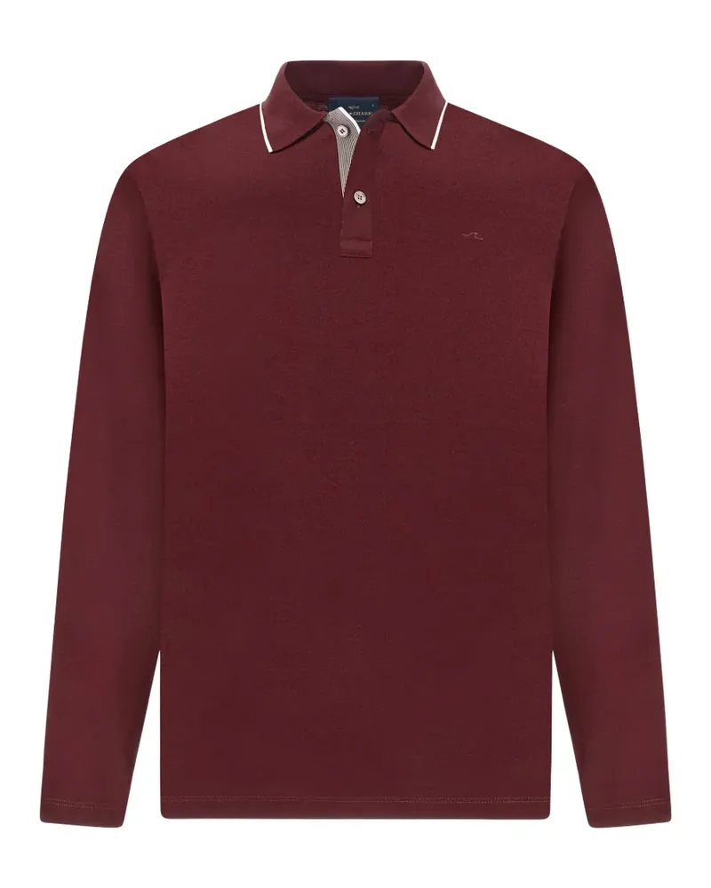 Paul & Shark Langärmeliges Poloshirt - Rot Rot