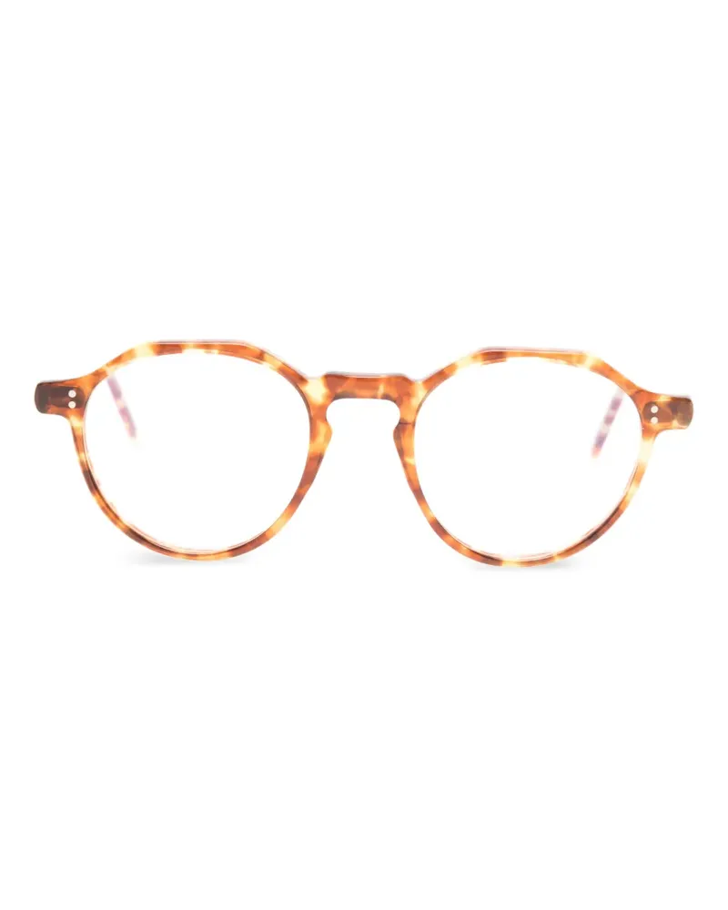 Lesca Icon XL round-frame glasses - Braun Braun