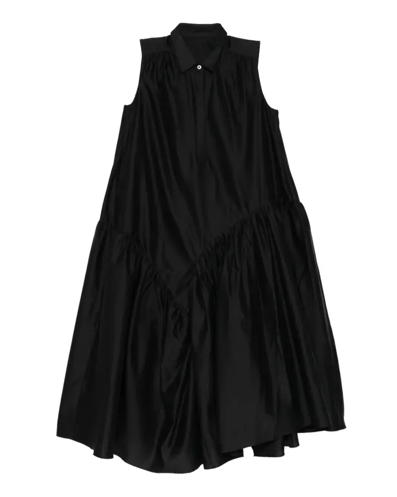 JNBY Ärmelloses Kleid mit Raffungen - Schwarz Schwarz