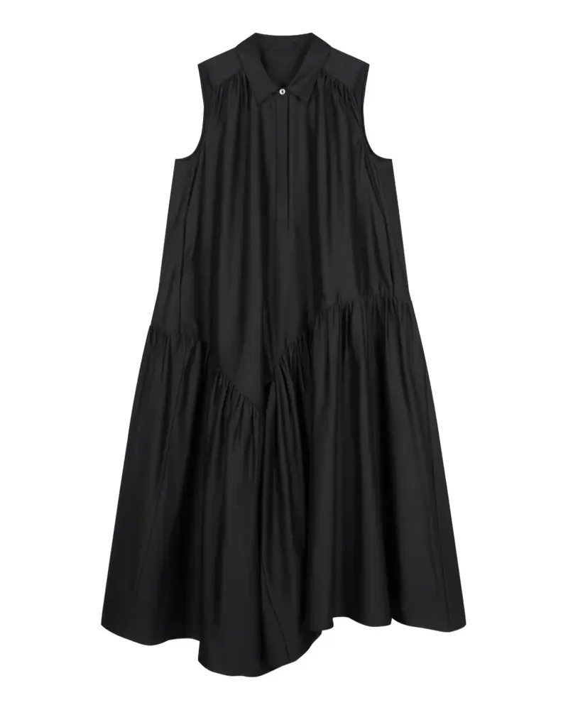 JNBY Ärmelloses Kleid mit Raffungen - Schwarz Schwarz