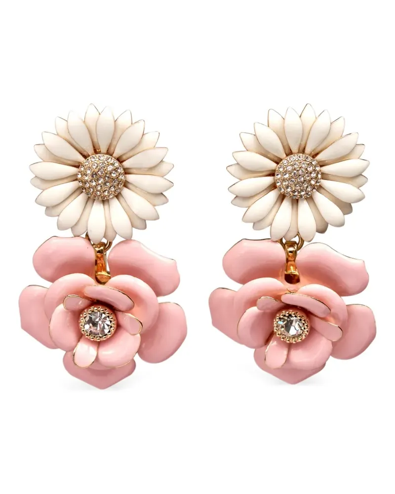 Carolina Herrera New York Ohrringe mit Blumendesign - Gold Gold