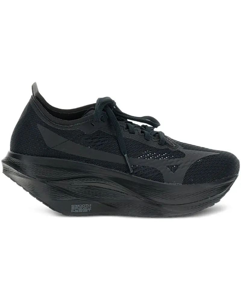 Comme des Garçons x Mizuno lace-up fastening sneakers - Schwarz Schwarz