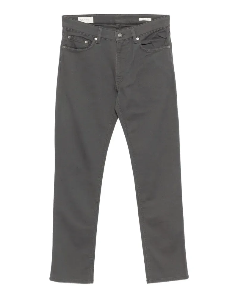 Gant Klassische Soft Twill-Jeans - Grau Grau