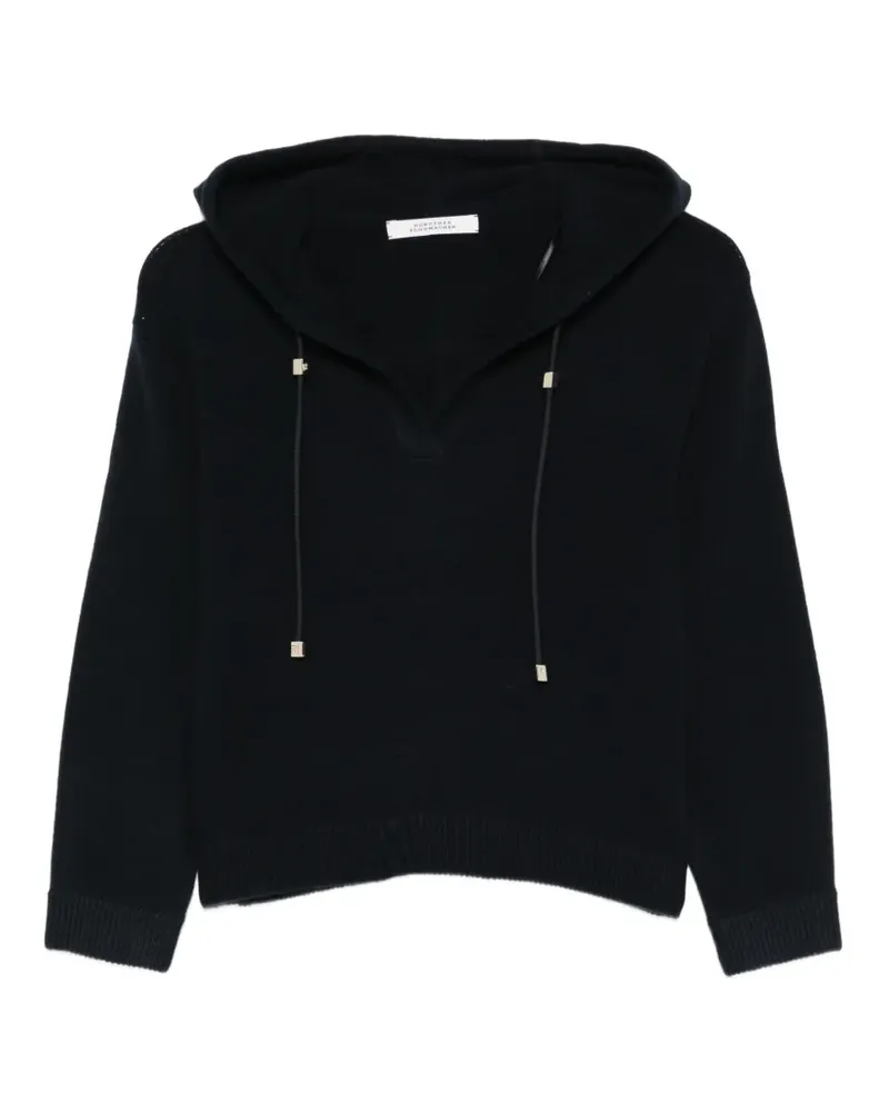 Dorothee Schumacher Modern Statements Kapuzenpullover mit Kordelzug - Schwarz Schwarz