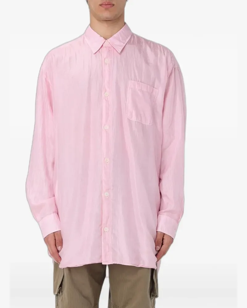 Our Legacy Darling chest-pocket shirt - Rosa Rosa