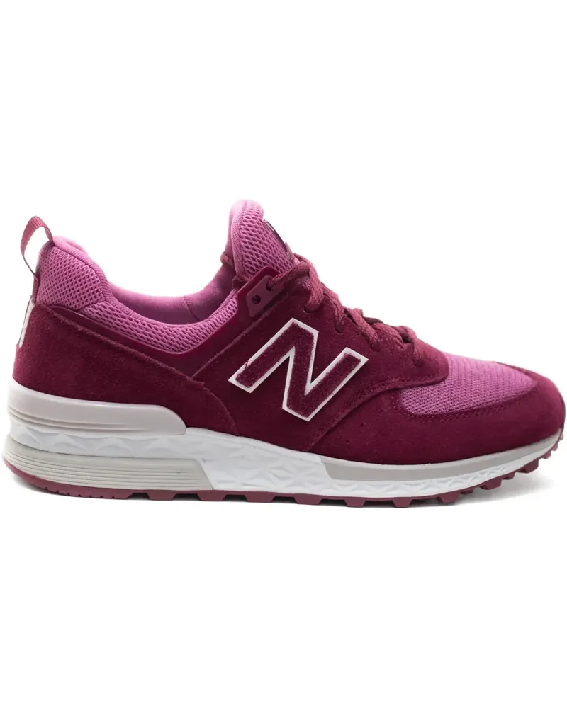 New Balance 574 Sport "Wine Red White" Sneakers - Rot Rot
