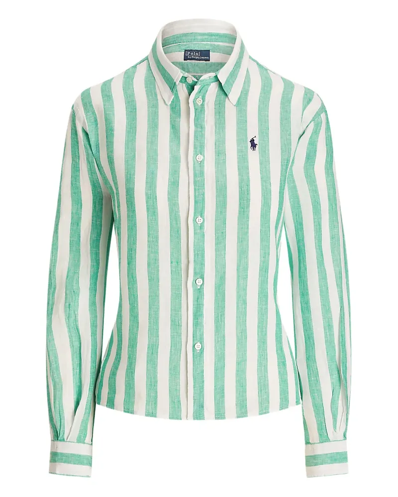 Ralph Lauren Gestreiftes Hemd - Grün Grün