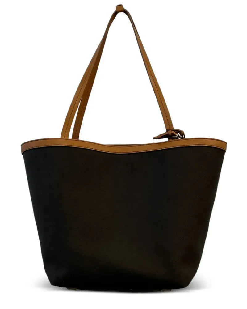 The Row Park Tote Three Canvas-Schultertasche - Braun Braun