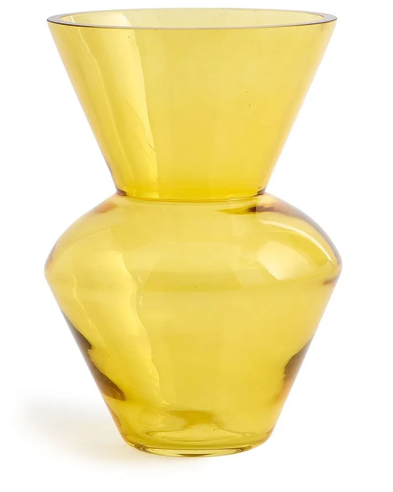 POLSPOTTEN Fat Neck Vase (35 cm Gelb