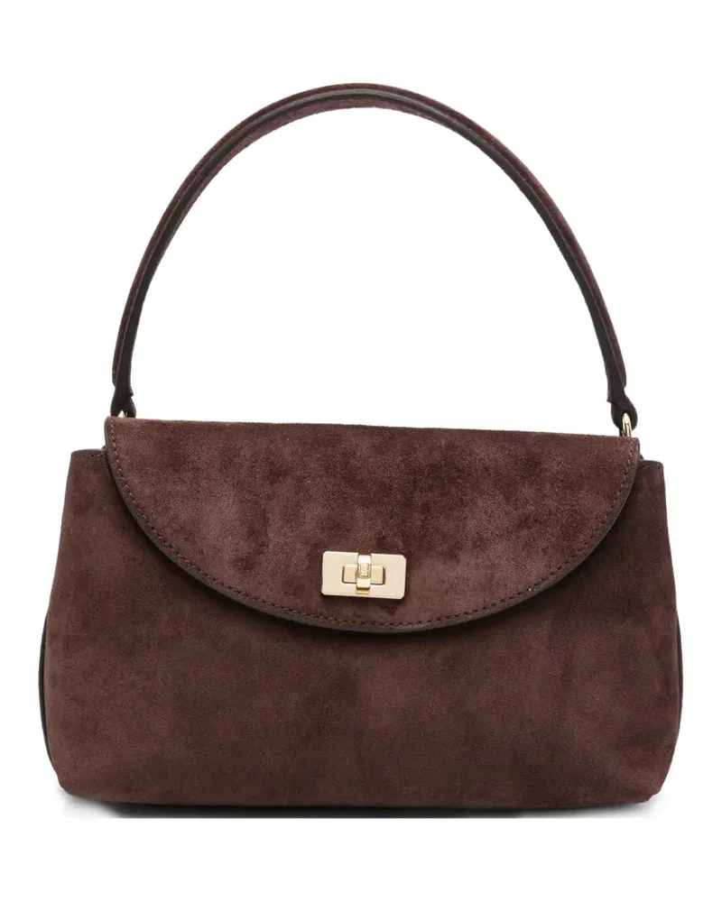 Sandro Le Mini Grand Bazaar Tote Bag aus Wildleder - Braun Braun