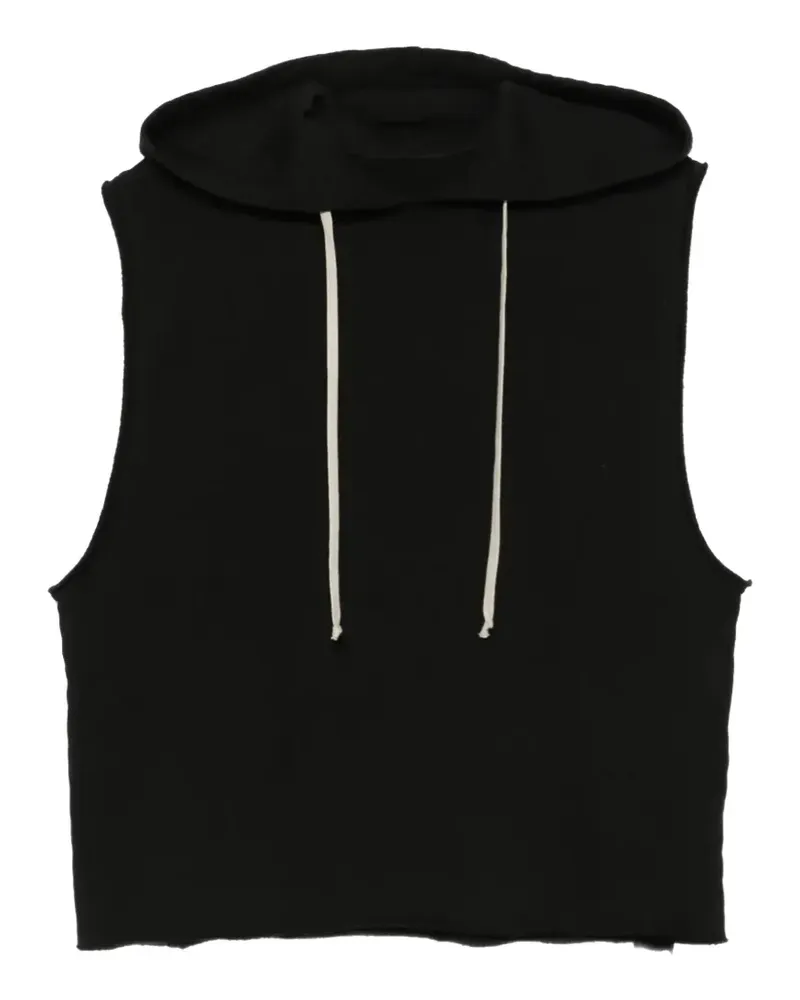 DRKSHDW by Rick Owens sleeveless hoodie - Schwarz Schwarz