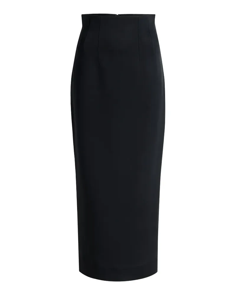 KHAITE The Loxley High-Waist-Rock - Schwarz Schwarz
