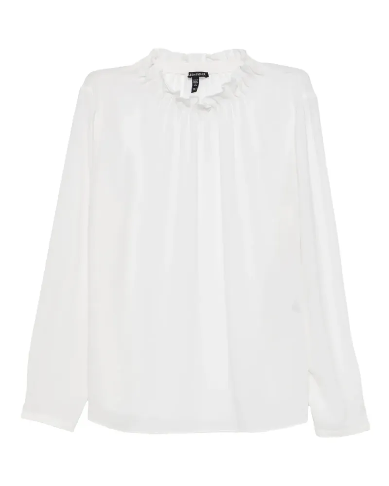 Eileen Fisher Oberteil aus Seide - Weiß Weiß