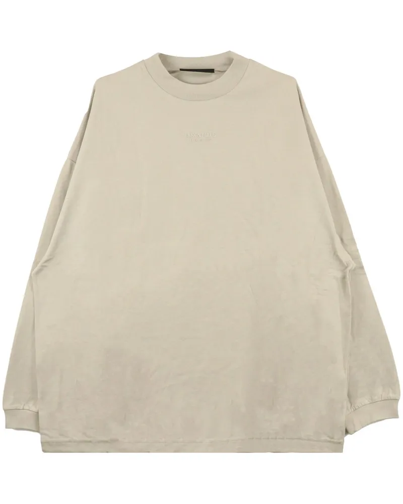 Fear of God Langarmshirt mit Logo-Stickerei - Nude Nude