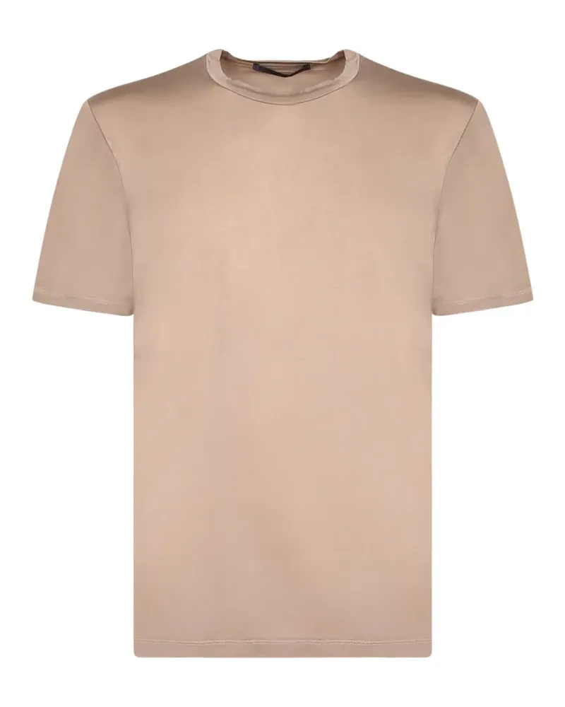 Daniele Fiesoli T-Shirt mit Rundhalsausschnitt - Braun Braun
