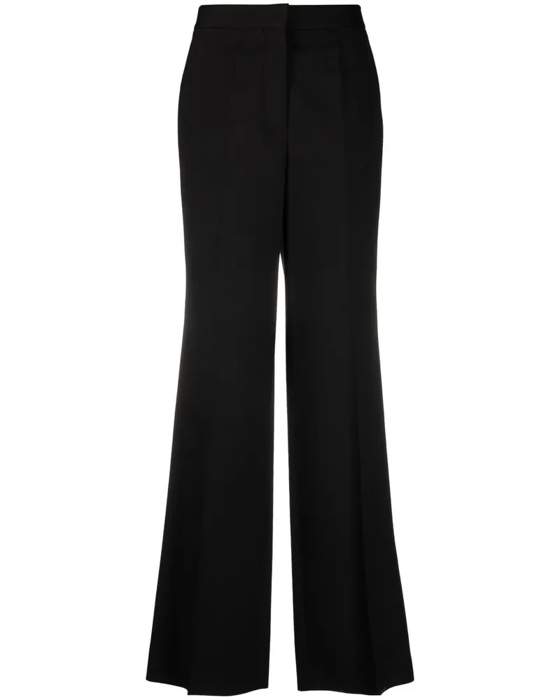 Stella McCartney Ausgestellte Hose - Schwarz Schwarz