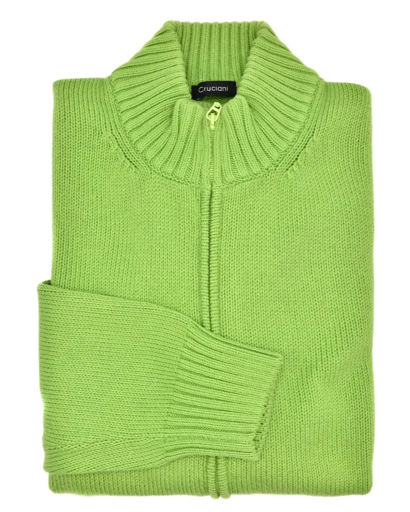 Cruciani Cardigan mit Reißverschluss - Grün Grün