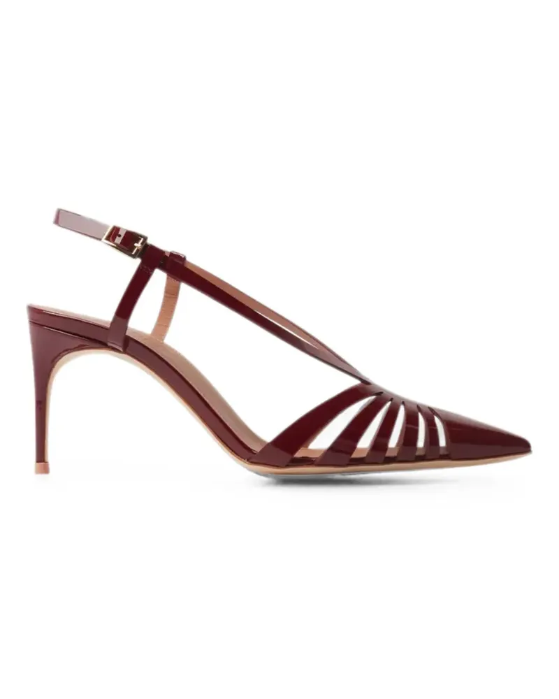 Malone Souliers Janette 70 Cage Slingback-Pumps - Rot Rot