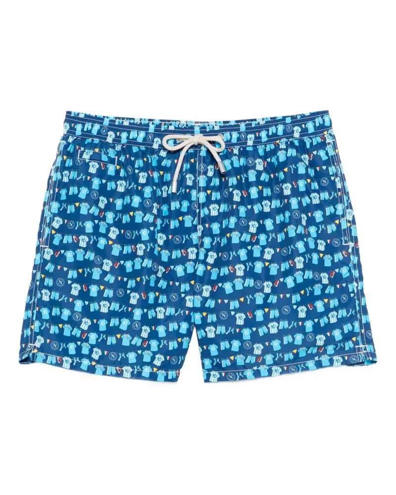 MC2 Saint Barth printed swim shorts - Blau Blau