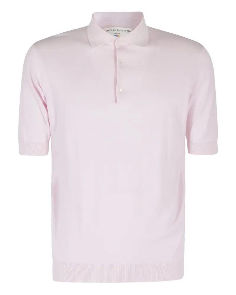 Filippo de Laurentiis Poloshirt mit kurzen Ärmeln - Rosa Rosa