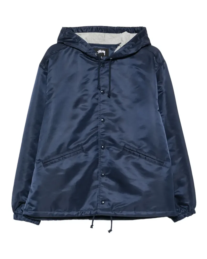 Stüssy hooded jacket - Blau Blau