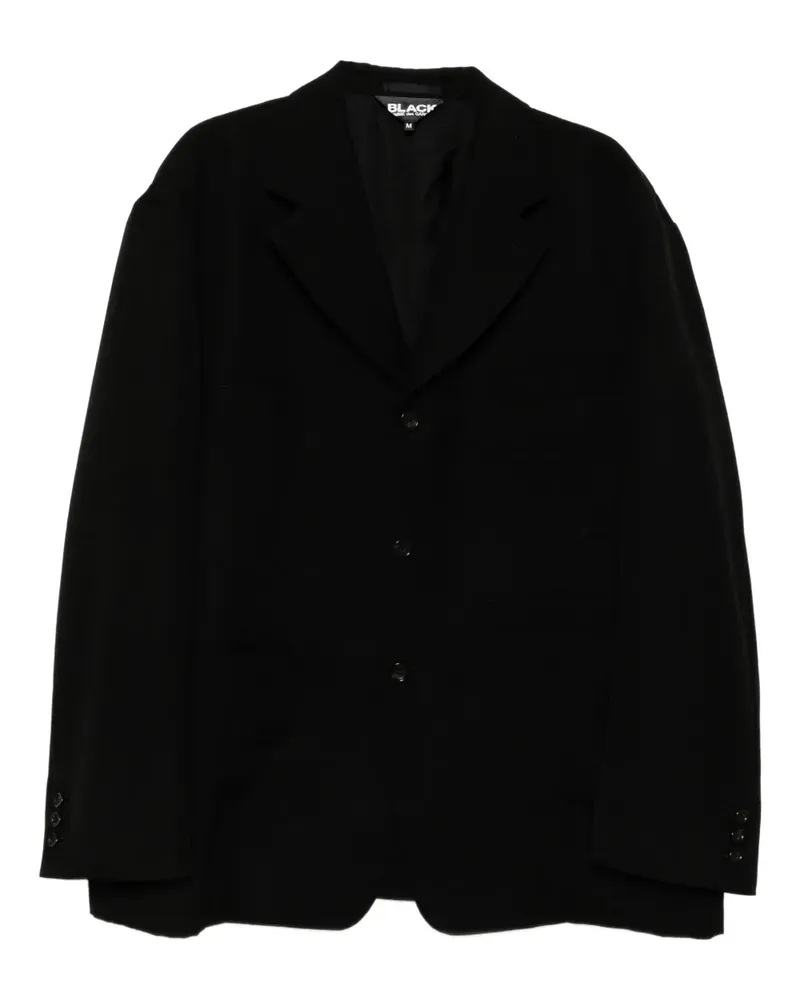 Comme des Garçons Sakko aus Gabardine - Schwarz Schwarz