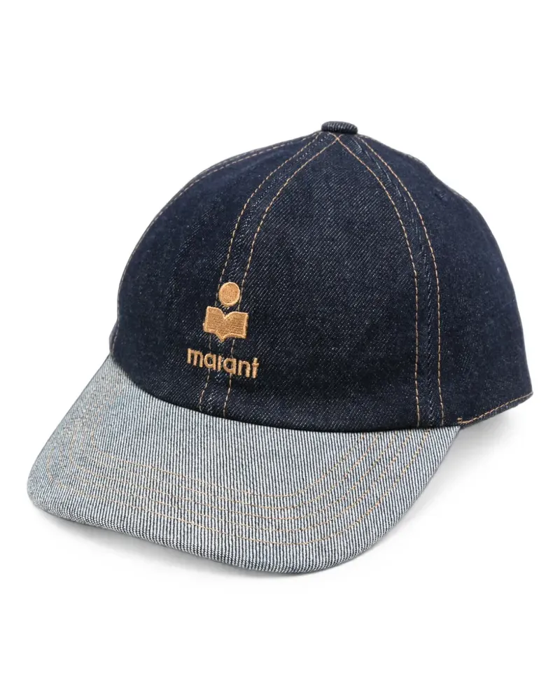 Isabel Marant logo-embroidered denim cap - Blau Blau