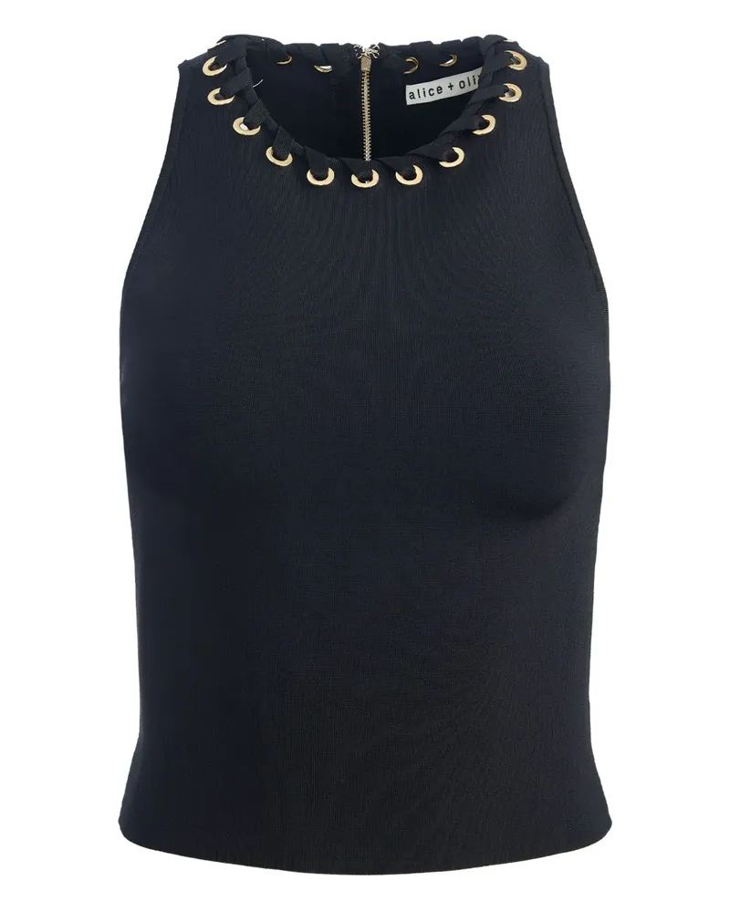 Alice + Olivia Heidi Oberteil - Schwarz Schwarz